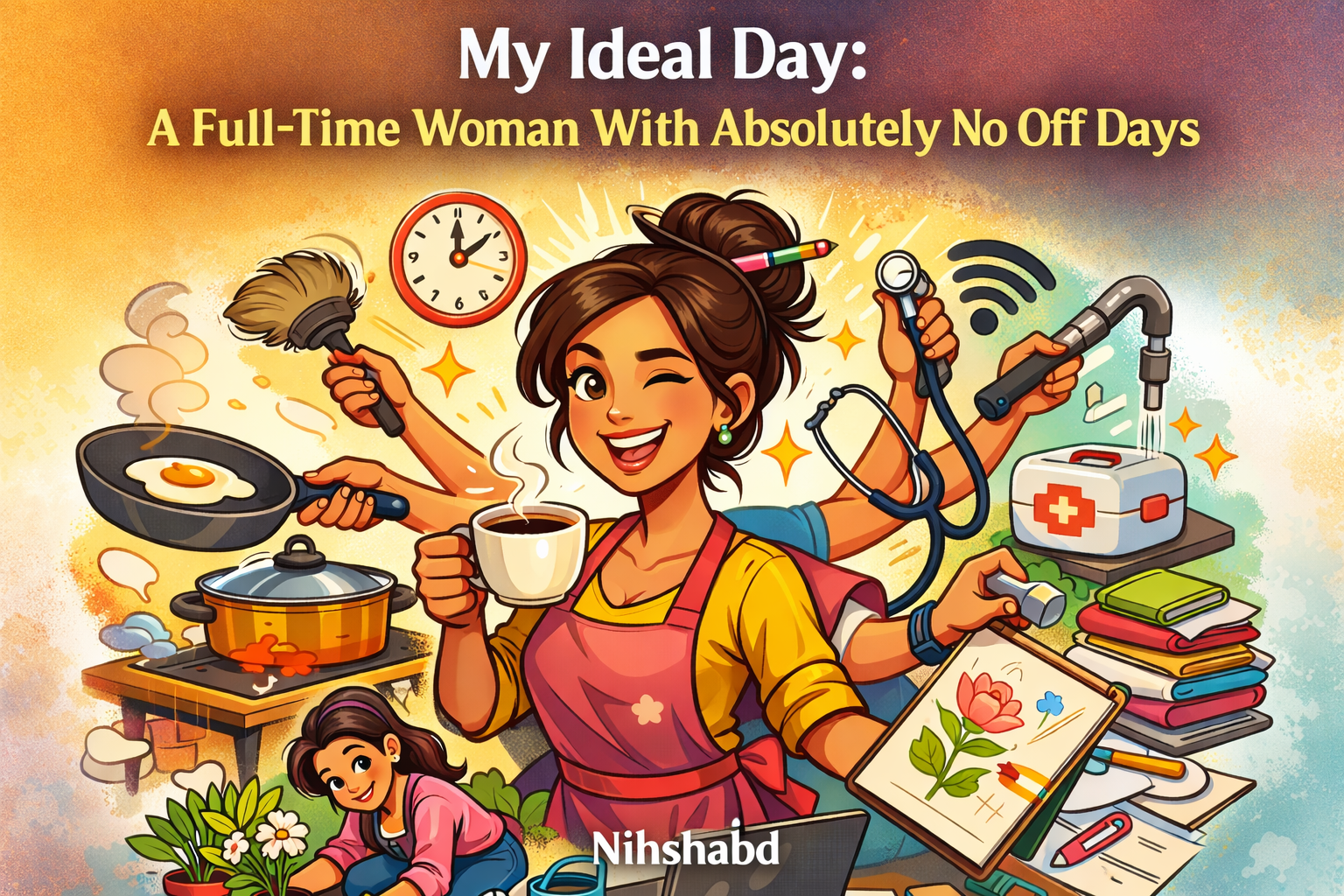 My Ideal Day: A Full-Time Woman With Absolutely No Off Days