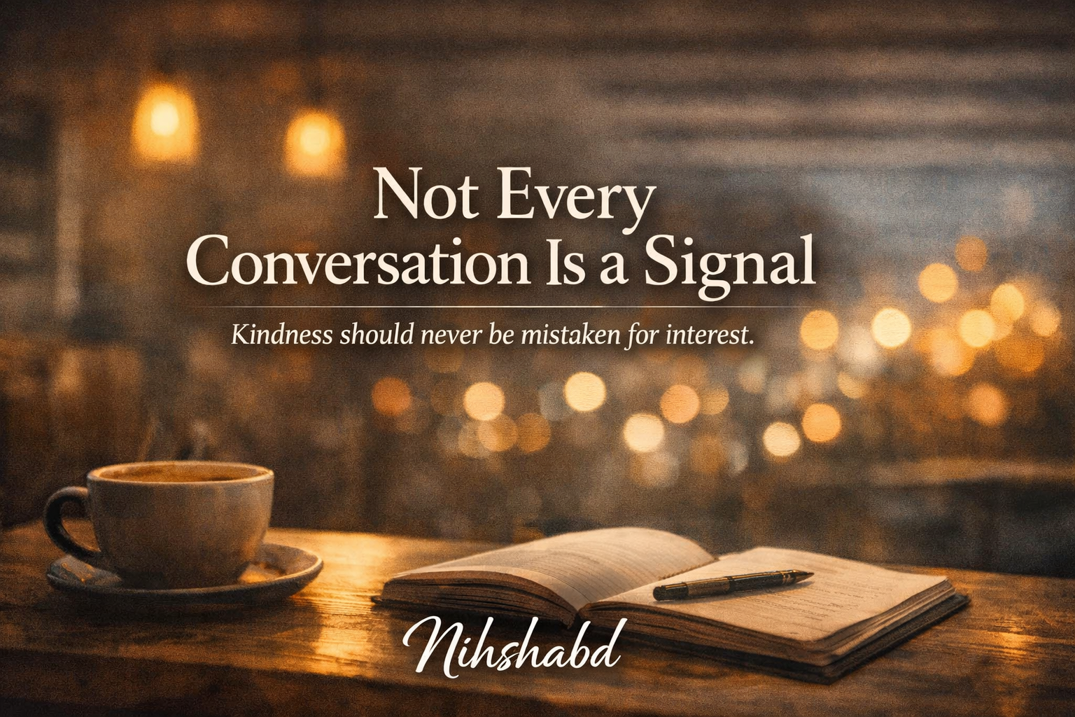 Not Every Conversation Is a Signal
