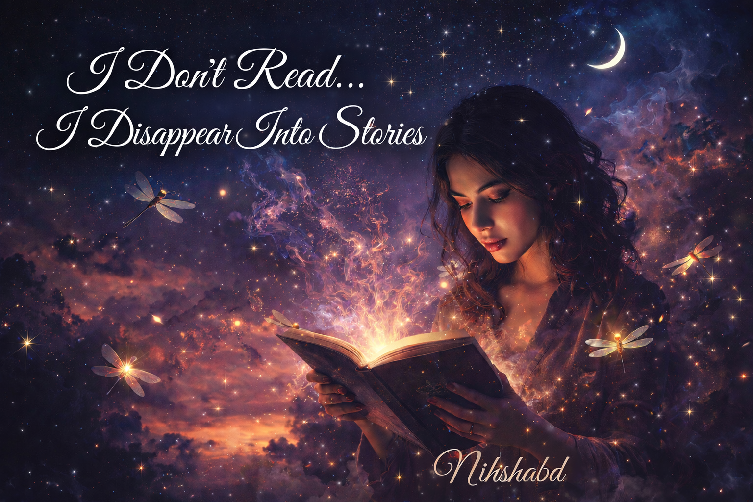 I Donāt Read⦠I Disappear Into StoriesāØš