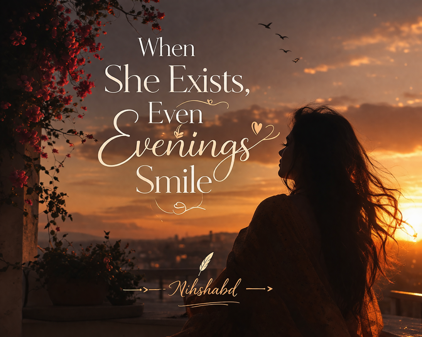 When She Exists, Even Evenings Smile