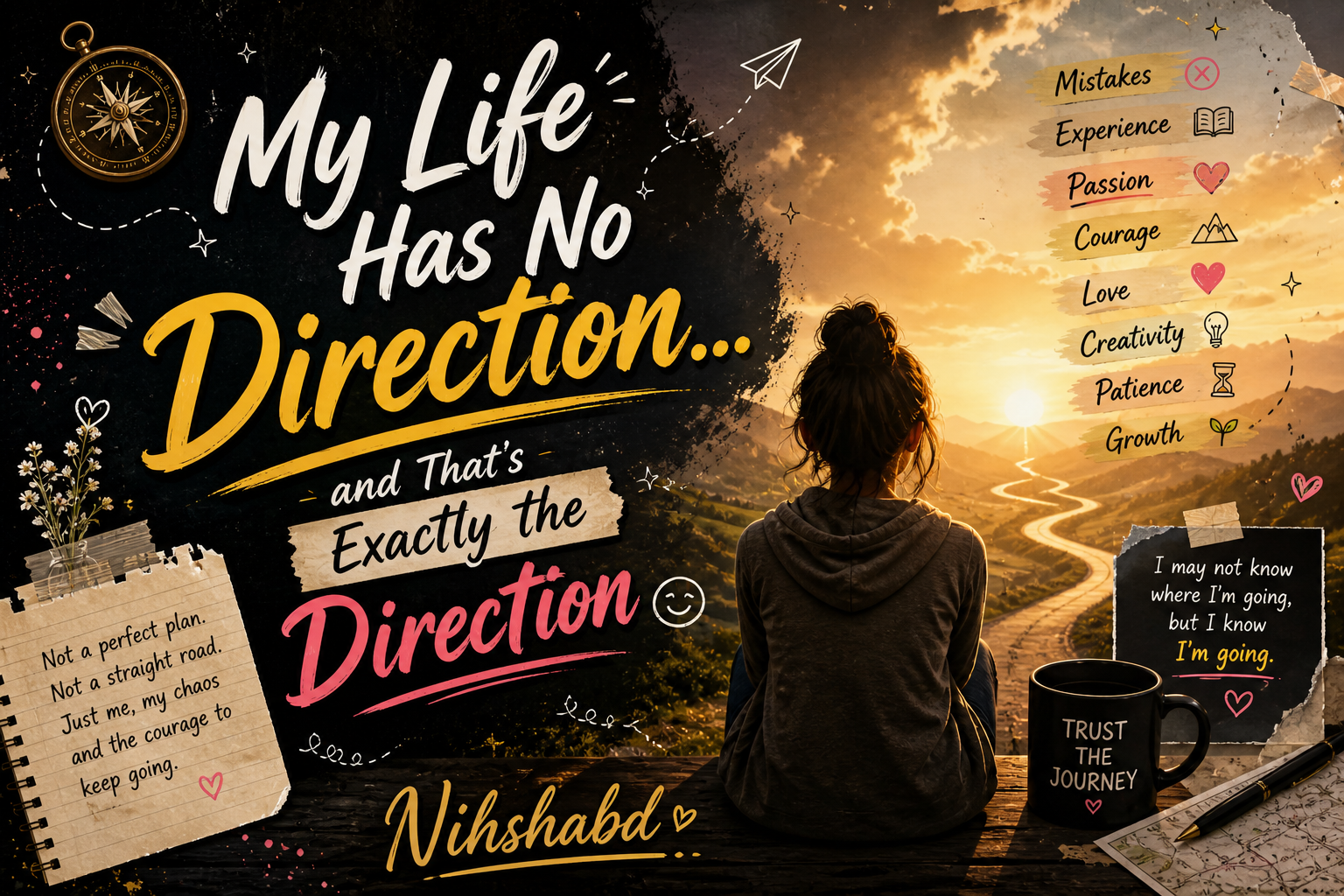 My Life Has No Direction… and That’s Exactly the Direction 😌