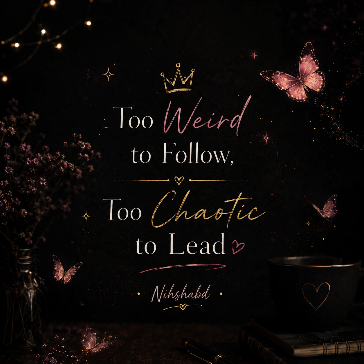 Too Weird to Follow, Too Chaotic to Lead 👑