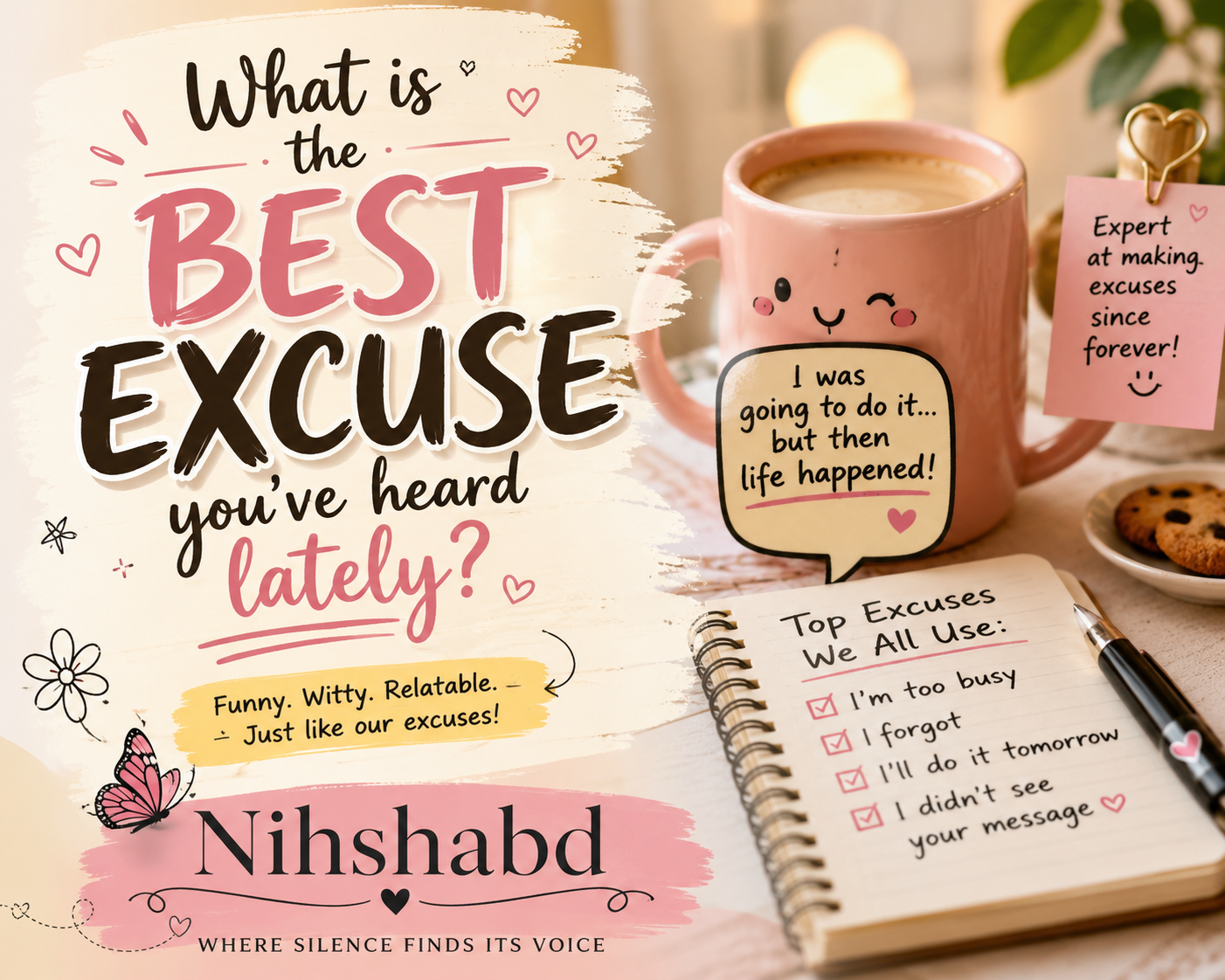 The Best Excuse I’ve Heard Lately (And Yes, I’m Guilty Too!)