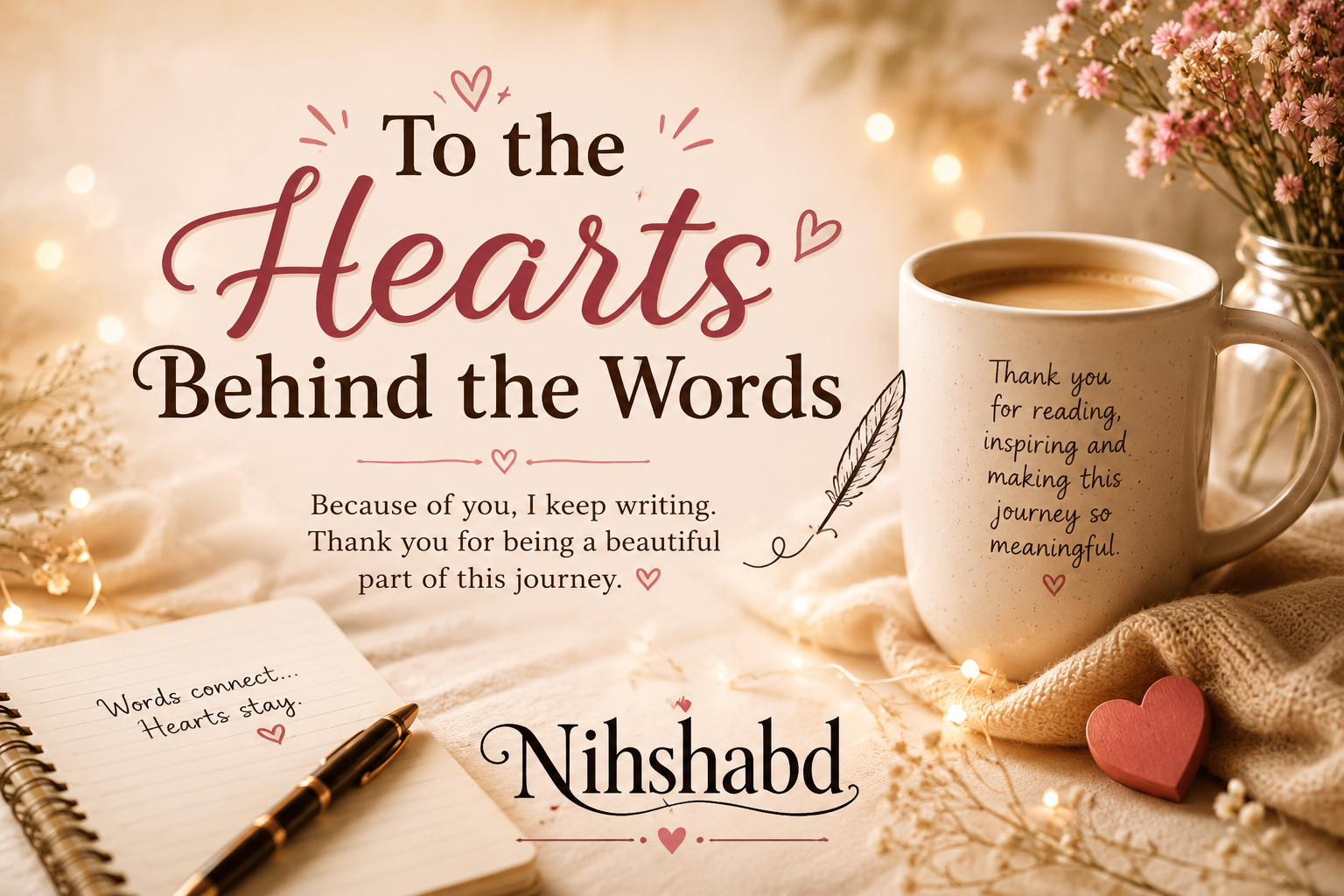 Who is your favorite blogger to follow? Featured image for a heartfelt blogging community tribute by Nihshabd.