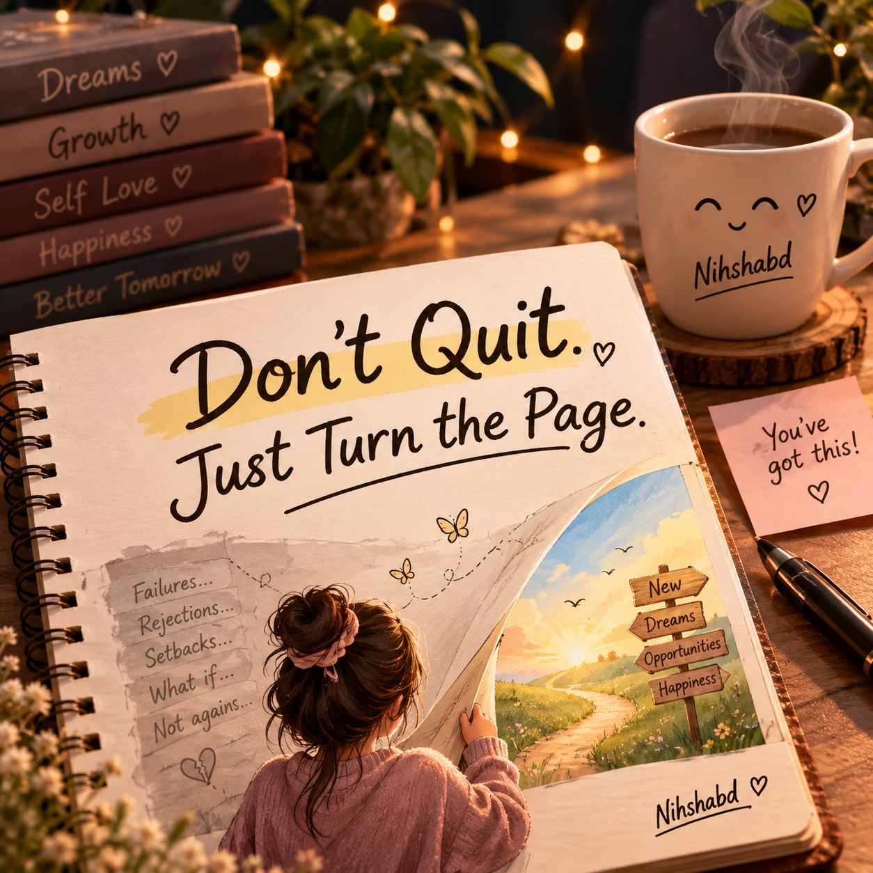 Don’t Quit. Just Turn the Page| 2 Life-Changing Tips