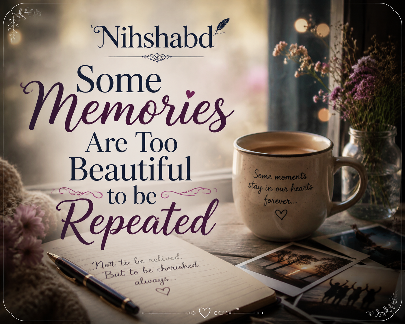 Some Memories Are Too Beautiful to Be Repeated ā„ļø