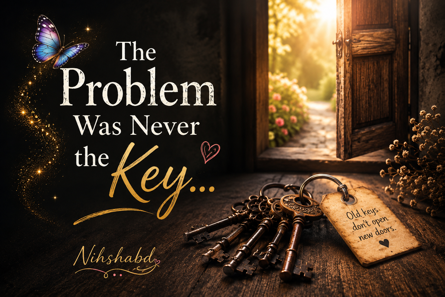 The Problem Was Never the Key | Outlook on Life Quote
