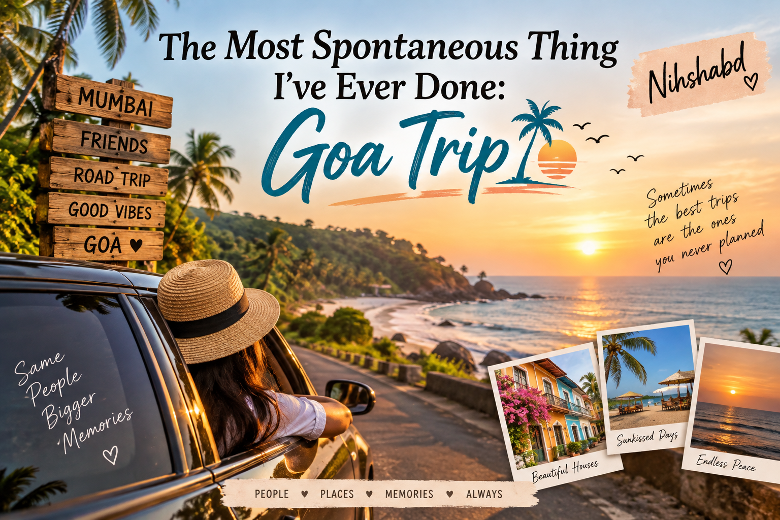 Spontaneous road trip from Mumbai to Goa with friends