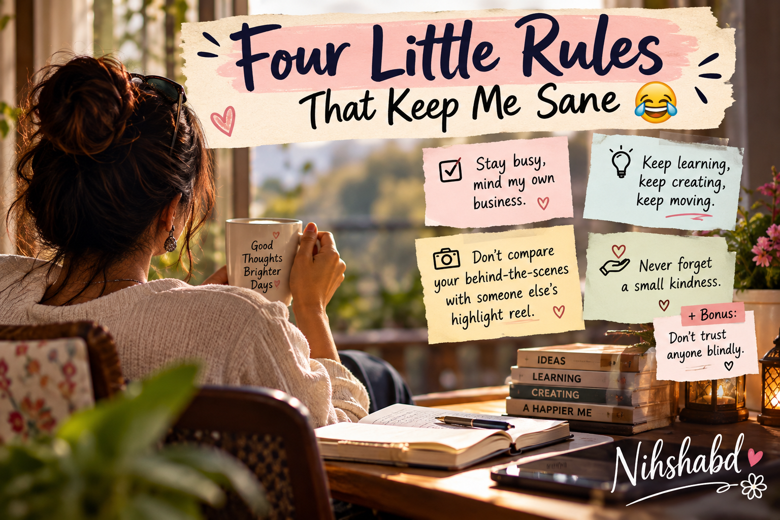 Personal mantra and four simple life rules by Nihshabd